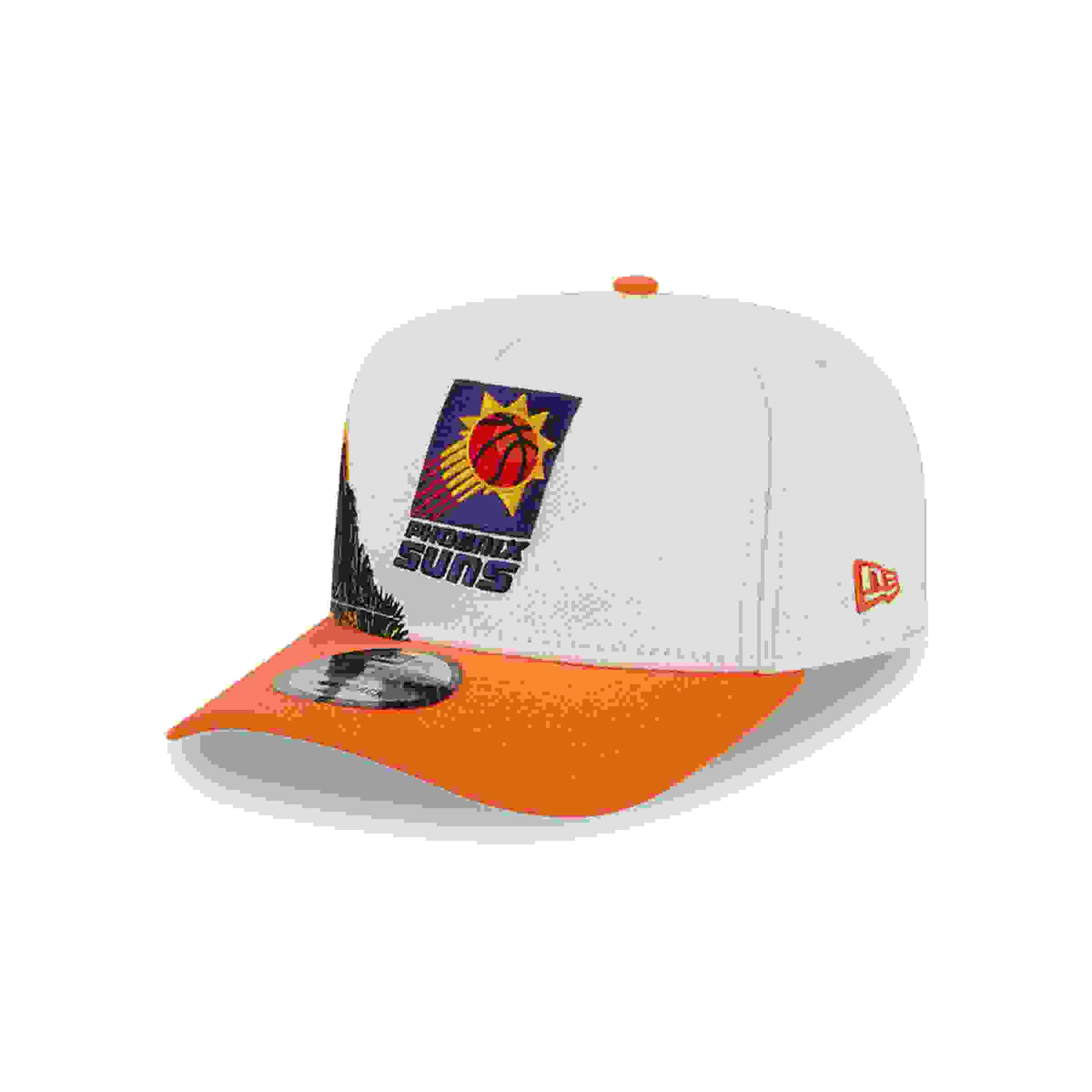 New Era Phoenix Suns 9FIFTY A-Frame Hardwood Classic Cream/Orange Snapback Hat